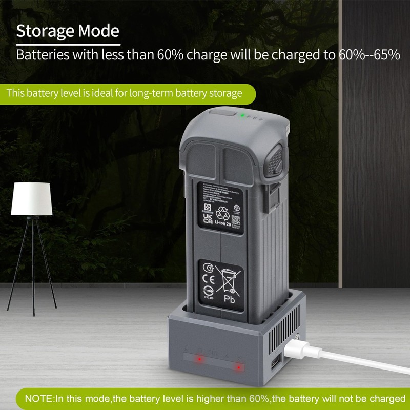 LYONGTECH 100W USB Battery Charger with Storage Charge for DJI