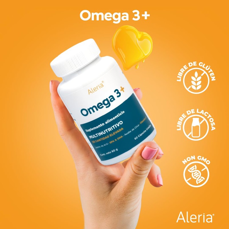 OMEGA 3 60 Cápsulas blandas con Ácidos grasos esenciales de