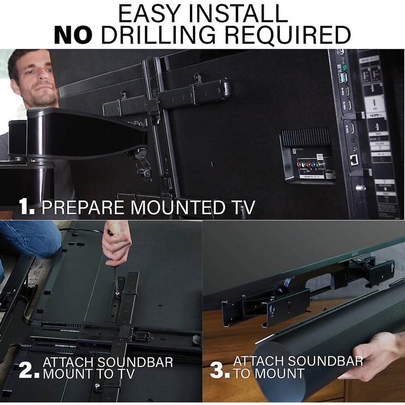 Sanus Extendable Soundbar TV Mount Designed for Sonos Arc