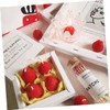 Healeved Romantic Strawberry Shape Candles Box for Valentine's Day Aromatherapy