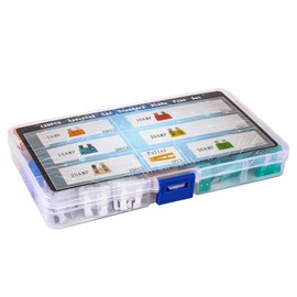 YUNPINGCAR Assorted Auto Car Truck Standard Blade Fuse Assortment 5A 10A 15A 20A 25A 30A for Car Truck RV Automotive Motor 120PCS (Standard Blade Fuse)