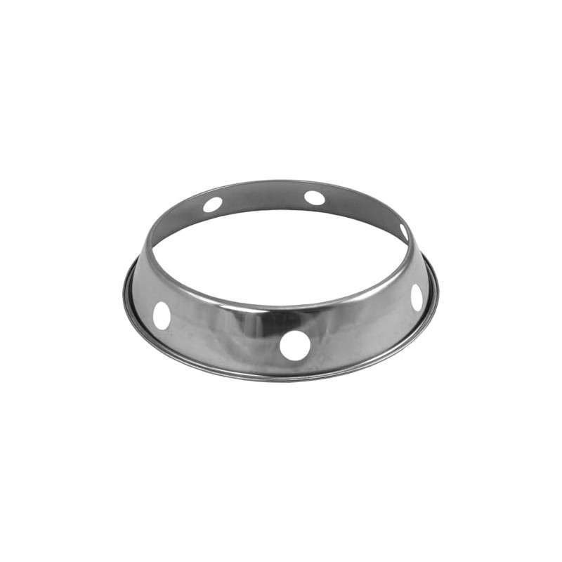 JADE TEMPLE 17065 Iron Ring for, Iron, Silver, 28 x