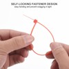 sourcing map 100PCS Cable Zip Ties 13.5 Inch, Self-Locking Nylon