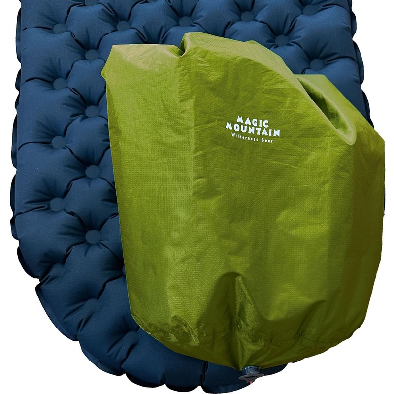 MAGIC MOUNTAIN MMPSK30 Outdoor Inflatable Air Mat Pump Sack, Green