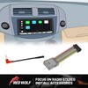 RED WOLF 24 PINS Backup Camera T-Harness for 2014-2019 Toyota