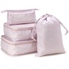 bliss Packing Cubes for Travel - 4 Piece Durable Compact