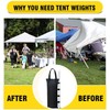 MOPHOEXII 4-Pack 112 LBS Extra Large Pop up Canopy Weights