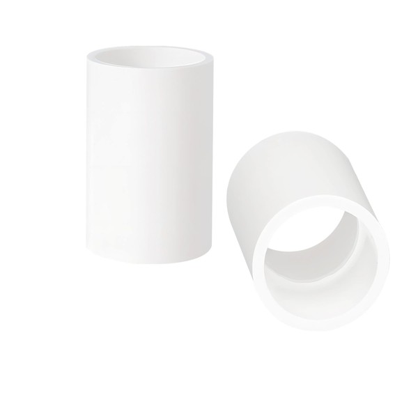 Ctyjia 2 pieces connector PVC connection sleeve, straight, pipe fitting