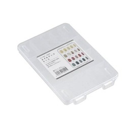 SIKIRI Partition Case, Nail Tip Case, 4.5 x 6.7 x 0.7 inches (11.5 x 17 x 1.8