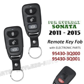 KeylessAutoParts OSLOKA-950T for Hyundai Sonata 2011-2015 Remote Key Fob 95430-3Q000 95430-3Q001