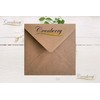 6" x 6" Brown Kraft Envelopes x 100 Pack -