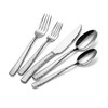 GDYCYC Silverware set, 40 Piece Hammered Stainless Steel Flatware Sets