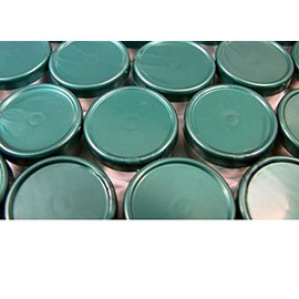 20MM / 13MM Dual/Single Tone Flip Top Seals[Caps] (20MM, Metallic Green, 100)