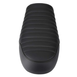 Motorcycle Cushion Motorcycle Seat,PU Leather Vintage Cafe Racer Refit Seat Flat Saddle Cushion for CG125 GN CG CB400SS (Type D)