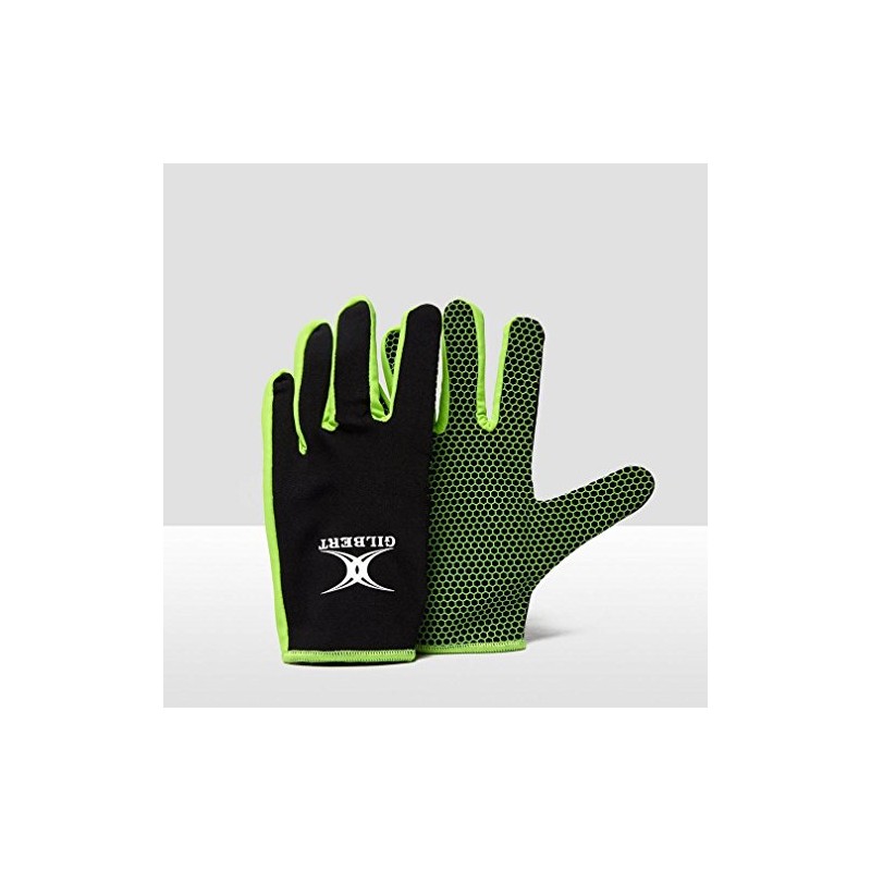 Gilbert Boy's Atomic Gloves - Black/Green, 2X-Small