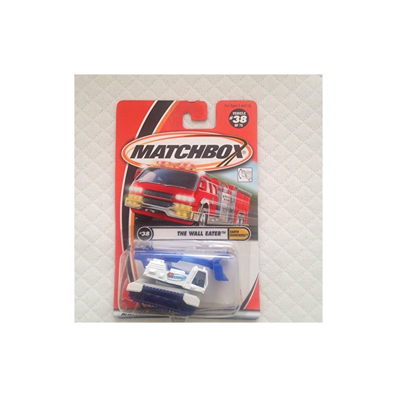 Matchbox 2000-38 Earth Crunchers The Wall Eater White & Blue