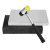 Oudtinx Steel and Rubber Block 2 Pcs Work Bench Blocks