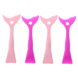 Ipetboom Eyelash Makeup Tools 4pc Set Eyeliner Stencils Brush Eyeshadow Shields