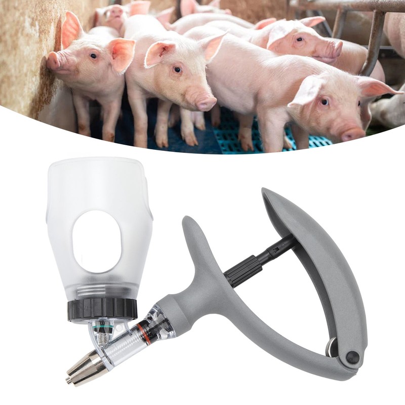 Animal Injector Livestock Syringe Automatic Adjustable Continuous Syringe Veterinary Vaccine