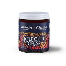 Barnacle Foods Kelp Chili Crisp, 6 oz. - Medium Spice - Made in Alaska - Crunchy & Flavorful Chili Crisp with Onion, Garlic & Chiles de Arbol - Perfect for Noodles, Pizza & More