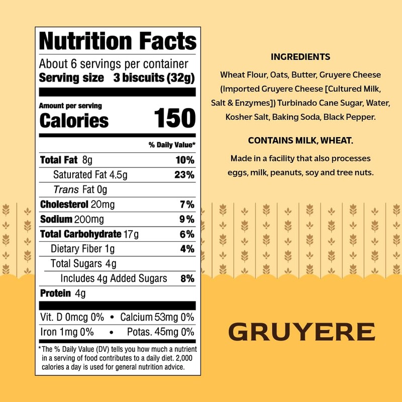 Effie's Homemade Biscuits - Gruyère - 1 Pack