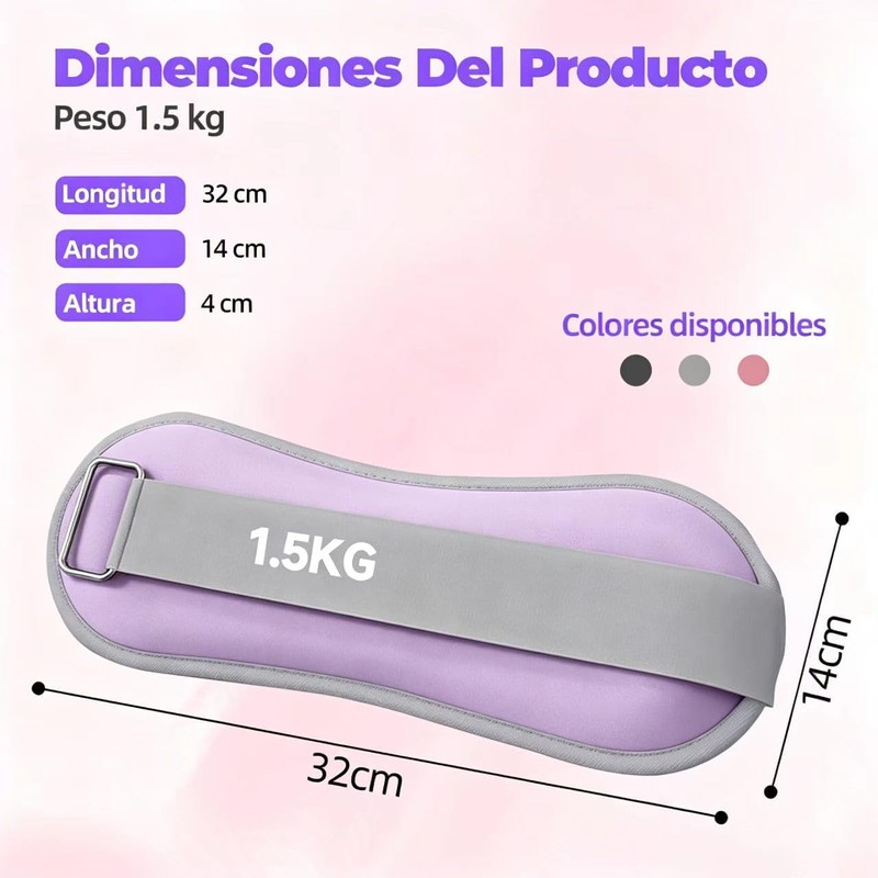 Polainas Para Tobillo, 2 Pcs Pesas Para Tobillos, Polainas para