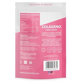 VIZANA NUTRITION | Colágeno Hidrolizado Puro en Polvo 200g, con Ácido Hialurònico, Biotina y Vitamina C, sin Azúcar, Origen Colágeno: USA