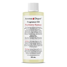 16oz / 1 lb Pearberry Perfume Oil for making, Body Oil, Soap, Candle Making & Incense. Our version is a Premium Quality Undiluted & Alcohol Free