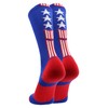 MadSportsStuff Patriot Stars and Stripes Team USA American Flag Crew