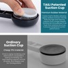 TAILI 4 Pack 360° Rotatable Powerful Suction Cup Shower Hooks