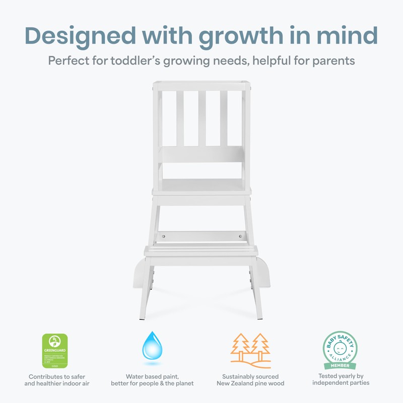 Dream On Me 2-in-1 Funtastic Tower and Step Stool, Toddler