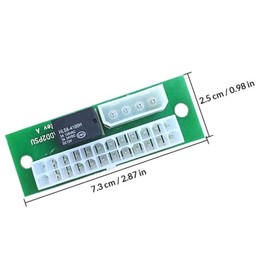 Toddmomy Placa de Alimentación Dual Síncrona Add2psu 24 Contactos Adaptador de Fuente de Alimentación Cable Extensor Molex 4 Terminales Tarjeta de Arr