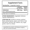 ML Naturals Selenium 200mcg 240 Vegetable Capsules. Supports Immune Health.