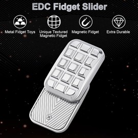 OBEST Fidget Spinner Adult Fidget Toys Adults Fidget Slider Toys, Magnetic Fidget Toys Adults, ADHD Autism Sensory Toys, Anxiety Stress Relief Toys Fun Office Desk Toys Push Cards for Adult Gift