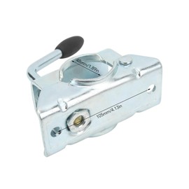 Split Fixing Bracket with Clamp, Practical 48mm/1.89in Heavy Duty Rustproof Professional Wheel Holder for Camper Trailer