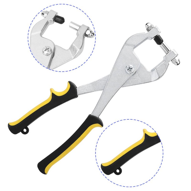 Joyzan Metal Hole Punch Pliers, Ceiling Grid Rivets Multifunctional Puncher