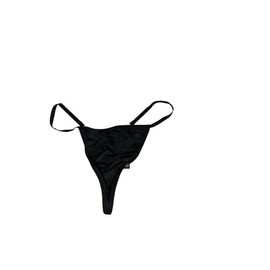 Victoria's Secret Very Sexy Micro Rhinestone V-Sting Panty Color Black Size Small New