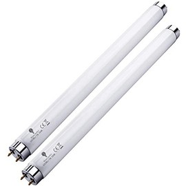 Bluex Bulbs 2 Pack Bug Zapper Replacement Lamp Bulb Light Tube 10W for 20W Electronic Bug Zapper T8 Fluorescent Light Tube Replacement Bulb for Bug Zapper