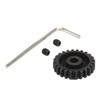 24T Pinion Gear Mod 1 5mm Shaft with Screws Wrench