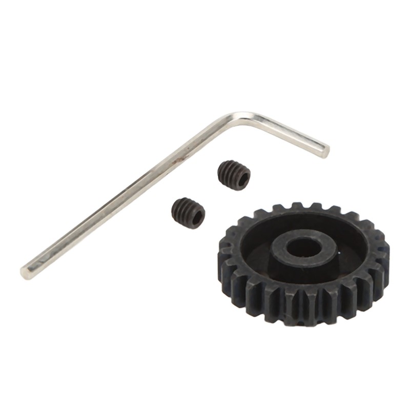 24T Pinion Gear Mod 1 5mm Shaft with Screws Wrench