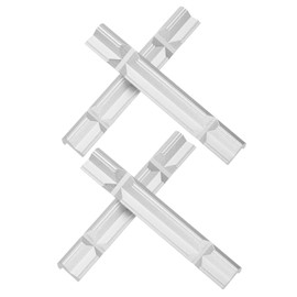 sourcing map 2 Pairs 8" Aluminum Vise Jaws with Magnetic V-Type Soft Rubber Pads Covers Durable Multi-Purpose Vises Protector Kit for Holding Wood Plastic Tube Plumbing Silver