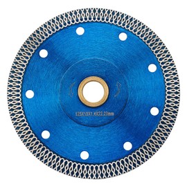5" Super Thin Diamond Tile Blade Porcelain Saw Blade for Cutting Porcelain Tile Granite Marbles (5")