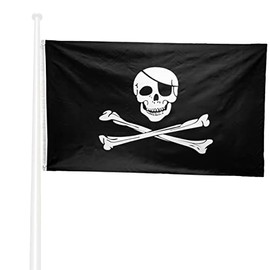 KliKil Pirate Jolly Roger Flag