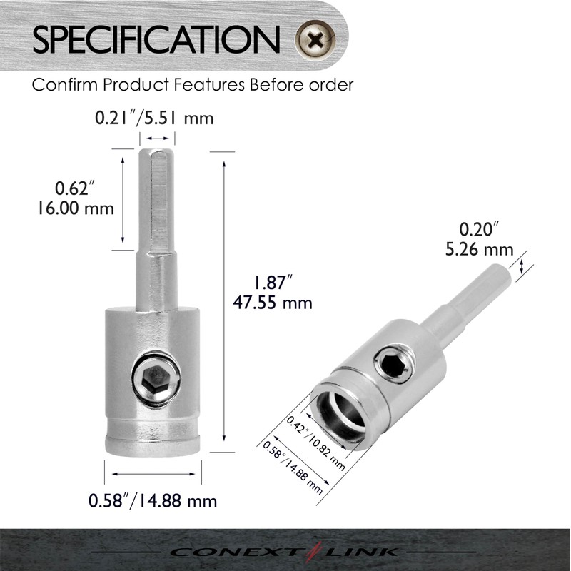 Conext Link GAD48 4 Gauge to 8 Gauge Wire Reducer