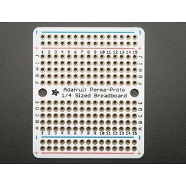 MicroMaker Adafruit SKU 1608 Perma-Proto Quarter Breadboard PCB