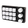 Mini Custom Keypad 12 Keys 3 Knobs Programmable Blue Switch