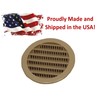 2" Round Green or Tan Plastic Louver Soffit Air Vent