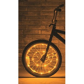 Brightz WheelBrightz LED Bike Wheel Light, Gold – Pack of 1 Tire Light – Best 2021 Outdoor Sports Fitness Present for Men Women Husband Wife Son in Law Father Who Have Everything