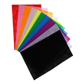 SEWACC 20 Pcs Craft Felt Fabric Sheets Vibrant Nonwoven Material for DIY Projects Sewing Crafts Patchwork School Decorations Easy to Cut and Use