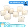 Stonebriar Bulk 96 Pack Unscented Smokeless Long Burning Clear Cup